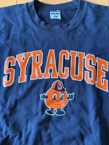 시라큐스 대학 캐릭터 프린트 JERZEES 맨투맨 칼리지 로고
