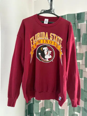 90년대 USA제 칼리지 맨투맨 로고 (남성용 M) 중고 구제 의류