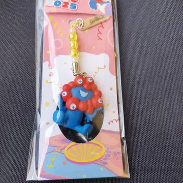 만박 EXPO 미야쿠미야쿠 키링 입체 부품 앉은 스트랩 옐로우 컬러