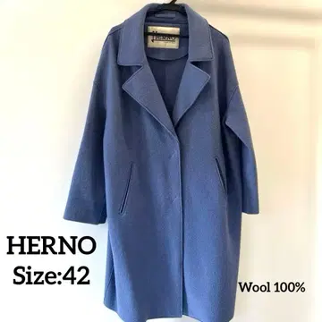 새상품급 HERNO 코트|버진 울 100%|42|9호|M 사이즈