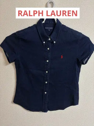 랄프 로렌 반팔 데님 셔츠 160cm