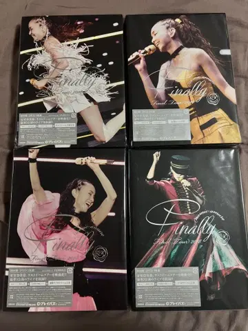 아무로 나미에 미개봉 새상품 Finally 라이브 DVD 4장 세트