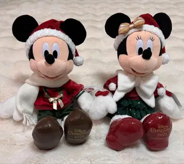 도쿄 디즈니 리조트 크리스마스 2025 미키 미니 봉제 인형