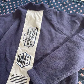 새상품 muta 무타 MMS 플리스 하이넥 트레이닝복 네이비 M