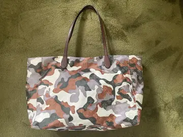 새상품급 러셋 카모플라주 카모 패턴 토트백 대용량 A4