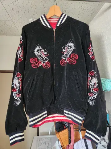 Shoot One 스카잔 블랙 레드 L [ 하자 있음 ] 지퍼 탭 없음