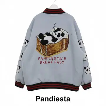 Pandiesta 팬디에스타 새상품 바시티 자켓 L 자수 샘플