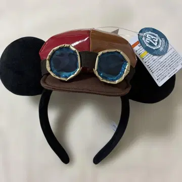 디즈니 미키 귀 고글 디자인 23주년 머리띠