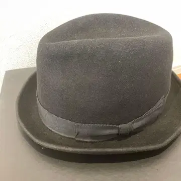 CA4LA 블랙 울 펠트 햇