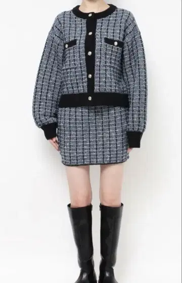 EVRIS 트위드 셋업