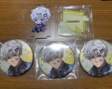 사카모토 데이즈 데코라팝 캔뱃지 아리츠키 슬라 미니 아크릴 스탠드 세트