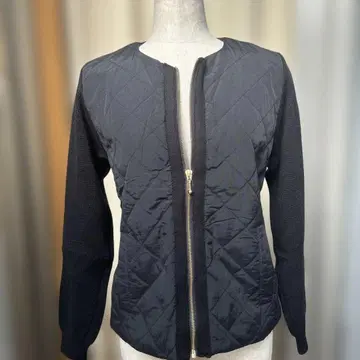 [ 새상품 ] 블랙 퀼팅 자켓 긴팔