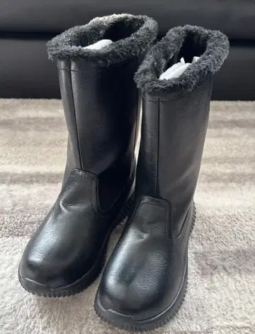 새상품 스파이크, 블랙 퍼 포함 부츠 L 사이즈