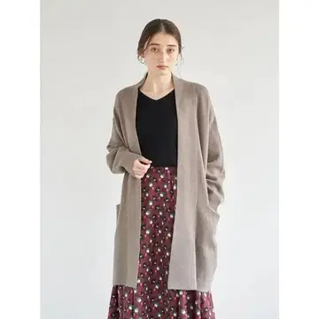 [택 포함 새상품] YECCA VECCA 밀라노 리브 코디건