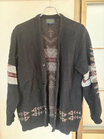 펜들턴 네이티브 무늬 가디건 S 니트 펜들턴