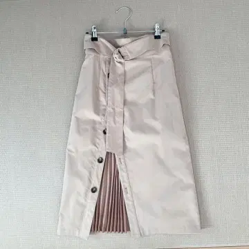 마이 스트라다 디자인 플리츠 타이트 스커트