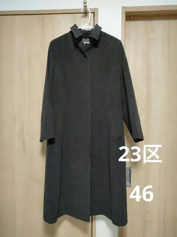 23구 다크 그레이 롱 코트 46