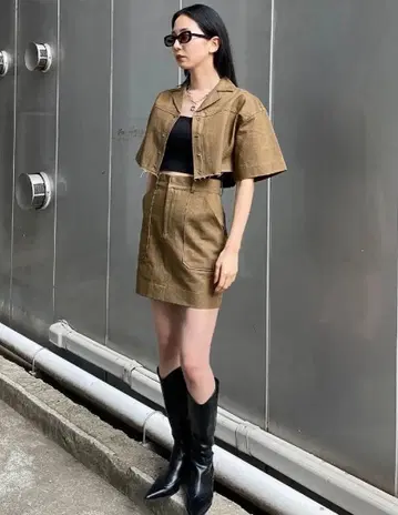 새상품급 연내까지 판매! EMODA 스커트 자켓 셋업