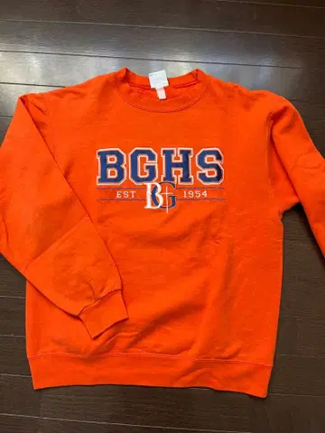 챔피온 BGHS EST. 1954 오렌지 맨투맨 구제 의류