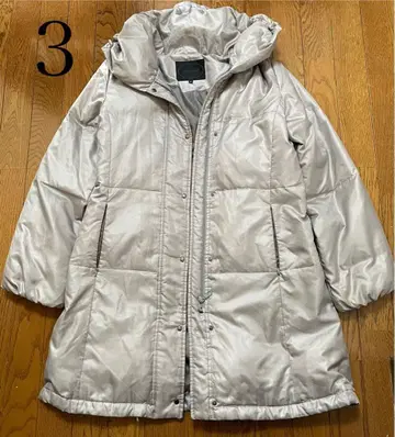 언타이틀 다운 코트 사이즈 3 실버 계열 아름다운 실루엣
