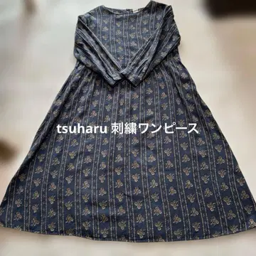 사만사 모스모스 * tsuharu 자수 원피스