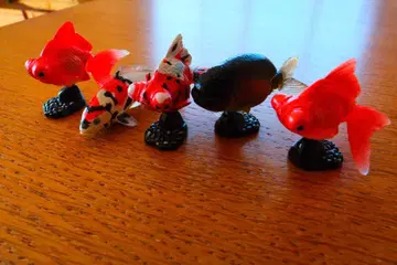 데메킨, 니시키고이, 란츄 피규어 5개 세트