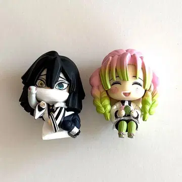 귀멸의 칼날 쪼꼬만 걸어 피규어 이구로 오바나이 칸로지 미츠리 오바미츠