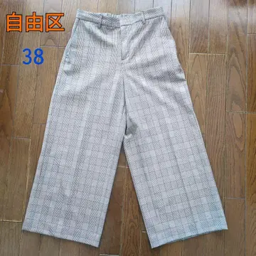 자유구 와이드 팬츠 38