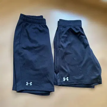 언더아머 블랙 숏팬츠 2세트