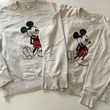 UNIQLO MICKEY STANDS 트레이닝복 M/S 2종 세트