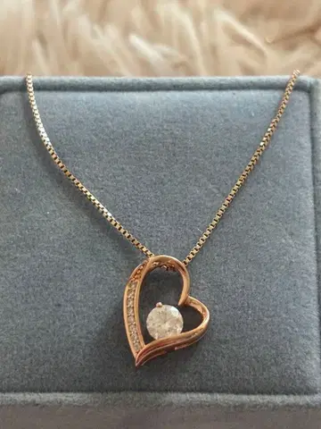 925 스털링 실버 하트 목걸이