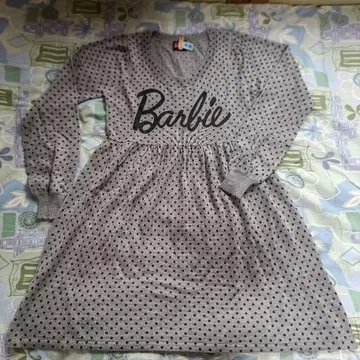 바비 도트 무늬 긴팔 튜닉 M 사이즈