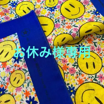 NOS 스마일 vintage 반다나 3개