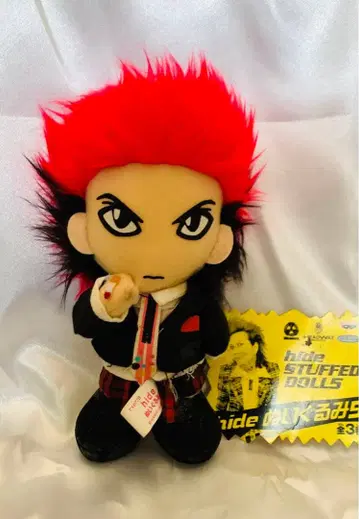 hide 봉제 인형 모히칸 스타일