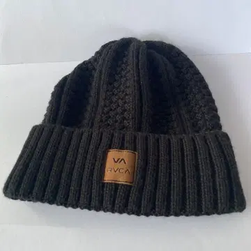 RVCA 다크 브라운 니트 모자