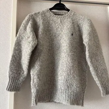 Gympley 그레이 크루넥 스웨터