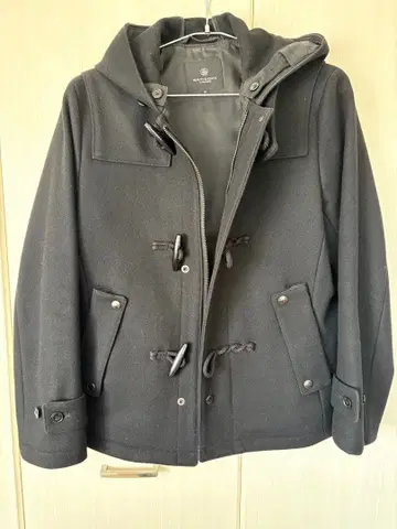 BEAUTY & YOUTH 블랙 더플 코트 S 사이즈