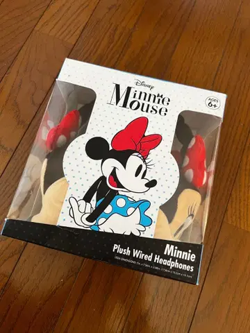 미니 마우스 플러시 유선 헤드폰