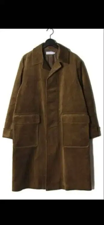 그래프 페이퍼 코듀로이 코트