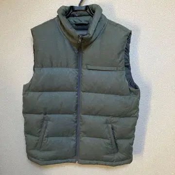 Gap 다운 베스트 올리브 그린 L 사이즈