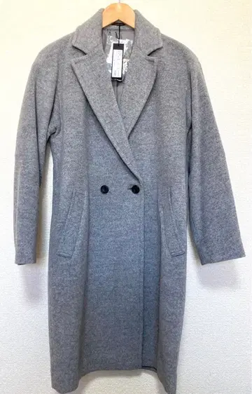 BARNYARDSTORM 그레이 더블 브레스트 코트