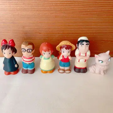 지브리 마녀 배달부 키키 손가락 인형 소프트 비닐 인테리어