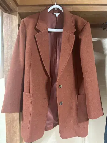 MOUSSY 브라운 테일러드 자켓 F