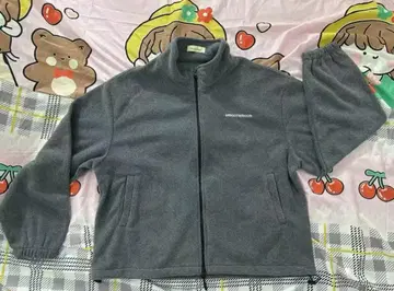 smoothmood 그레이 플리스 자켓