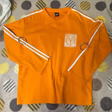 OY 오렌지 긴팔 셔츠