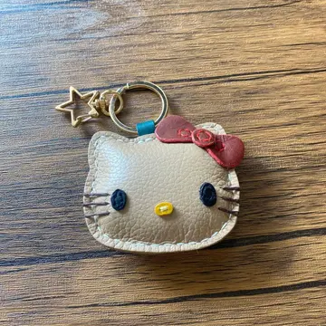 별 모양 참 포함 키링