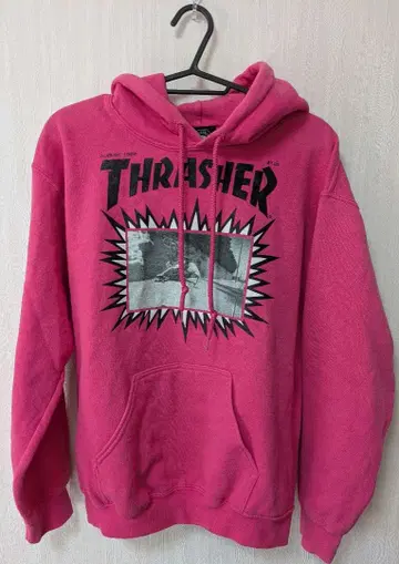 THRASHER Magazine 핑크 후드티 후디