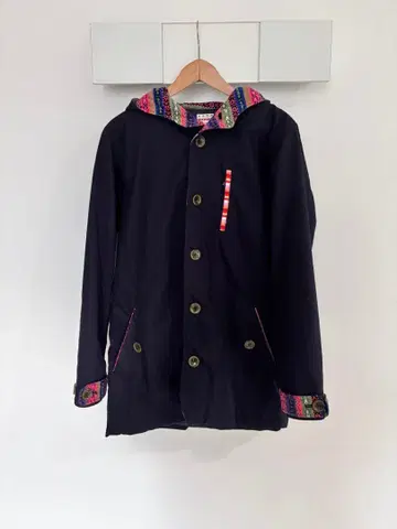 TITICACA 네이비 후드 부착 자켓