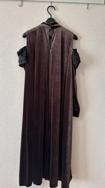 [Noela] 브라운 4WAY 벨로아 원피스