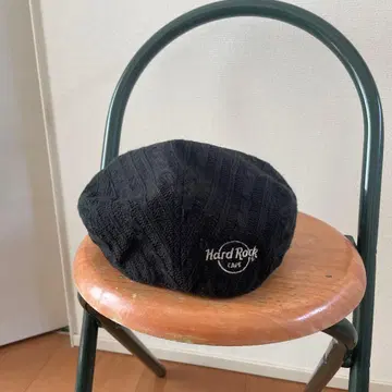 Hard Rock Cafe 니트 모자 블랙